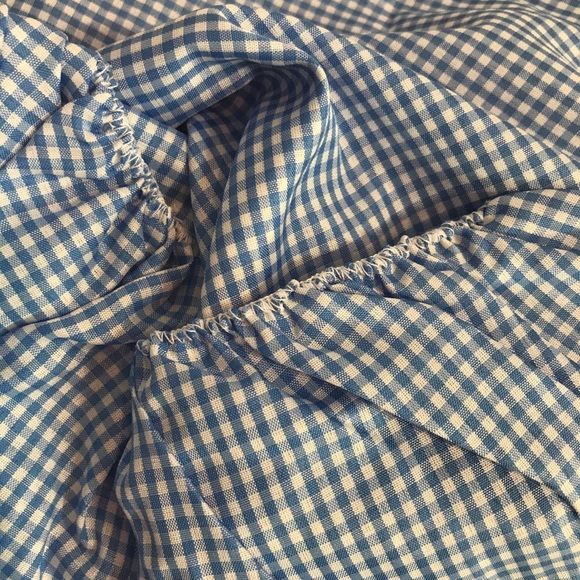 BKB Toddler Mattress Protector & 2 Gingham Sheets - Picture 4 of 5